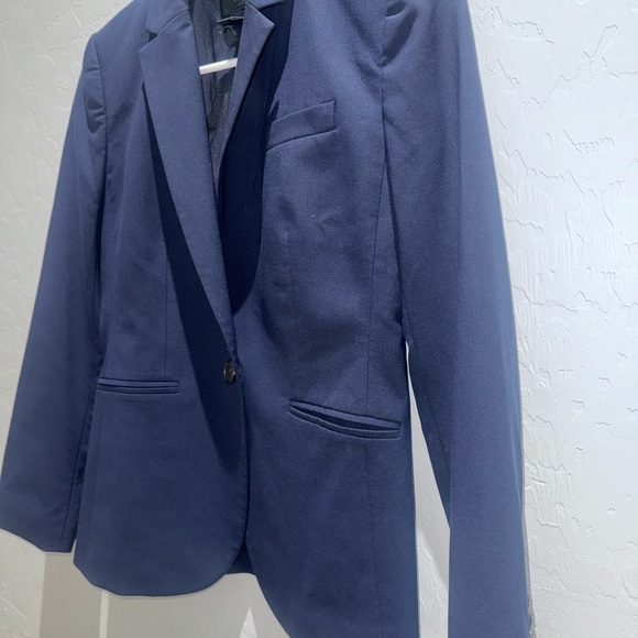 J.Crew 1035 Bi Stretch Wool Tollegno 1900 Blazer OP Navy - Picture 6 of 11